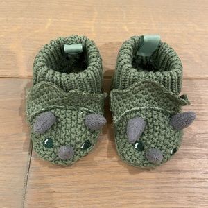 COPY - Baby boys’ dino knit slippers